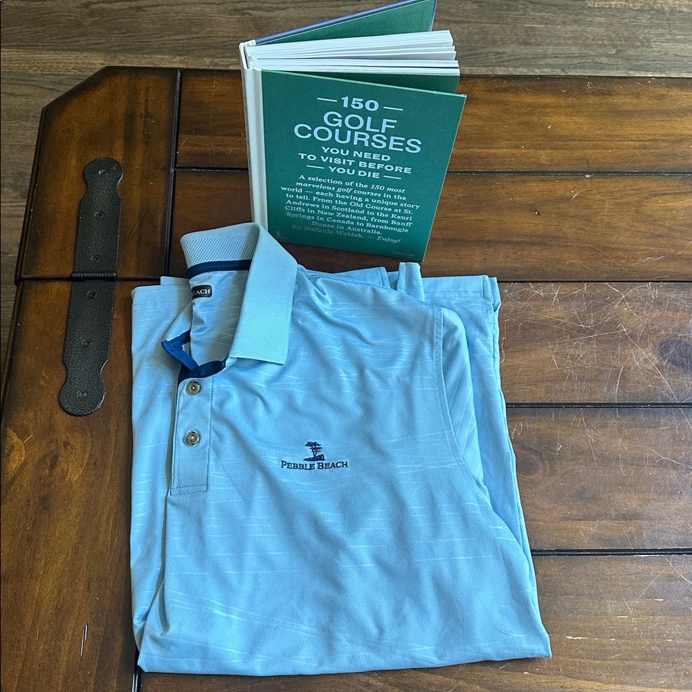 Pebble Beach Golf Shirt!  EUC!